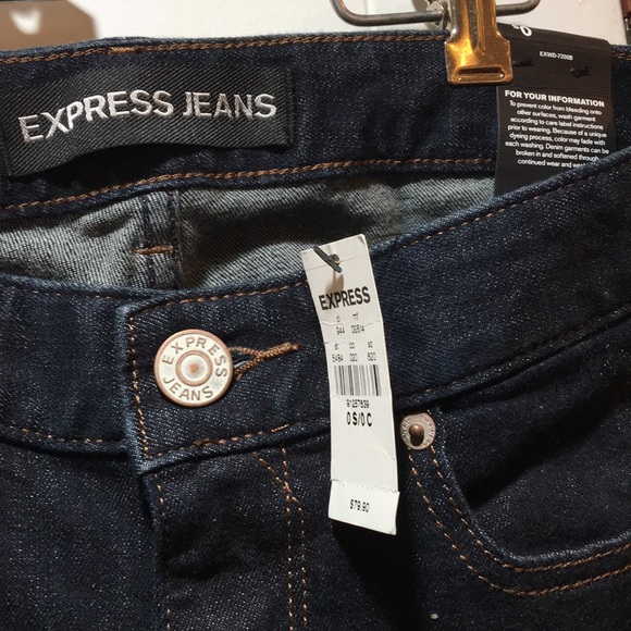 Dark Express jeans 0S Barely boot SteLLa low rise - Picture 3 of 8